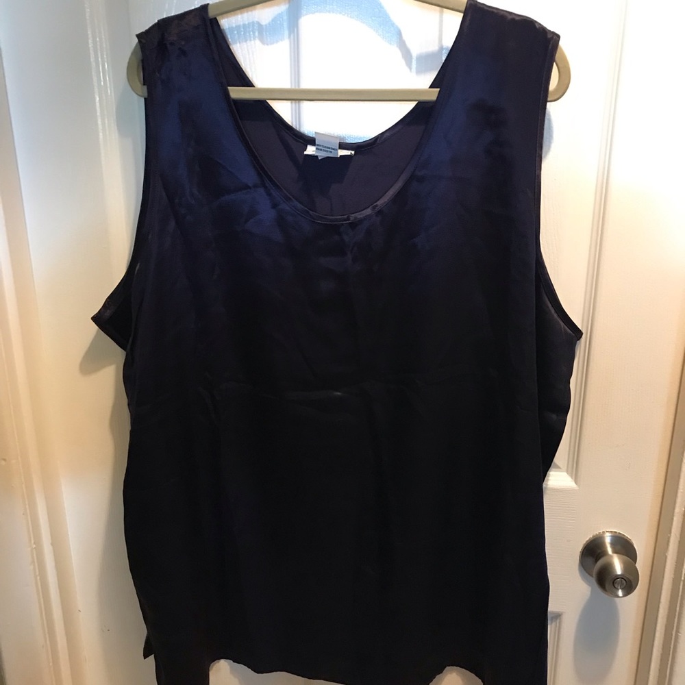 Avenue Sateen Plus Sleeveless Top